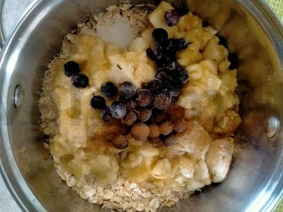 Naudingas avižinis sausainis be miltų ir kiaušinių Žingsnis 3