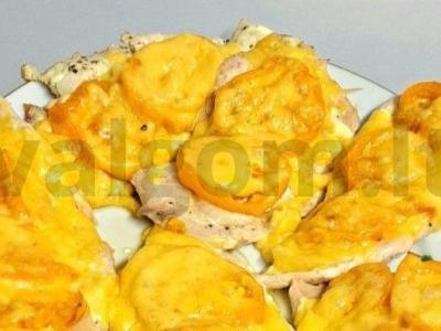 Vištienos krūtinėlė po sūrio apsiaustu Žingsnis 7