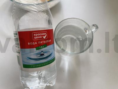 Mini lavašai ant mineralinio vandens Žingsnis 3