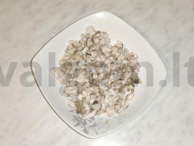 Namų šašlykas su vištiena ir žaliais karčiojo padažu Žingsnis 5