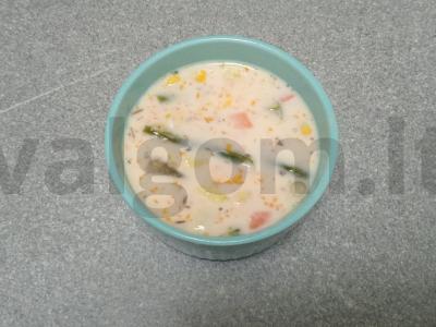 Kaimiškas omletas su daržovėmis Žingsnis 5