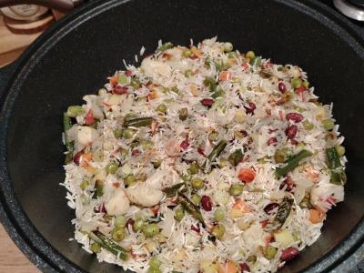 Basmati ryžiai su daržovėmis Žingsnis 2