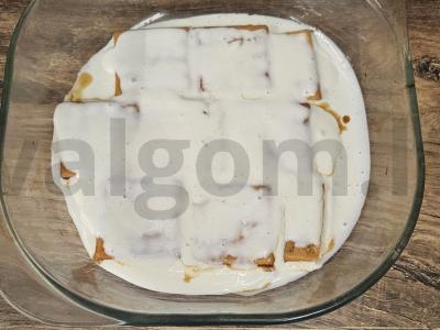 Desertas iš sausainių su grietinės kremu Žingsnis 4