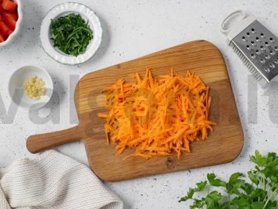 Raudonos lęšiai su vištiena Žingsnis 2