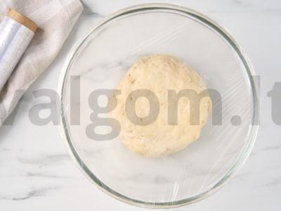 Vegetariškas „Napoleonas“ su avižų pieno kremu Žingsnis 4