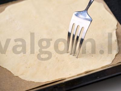 Vegetariškas „Napoleonas“ su avižų pieno kremu Žingsnis 7