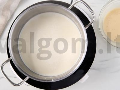 Vegetariškas „Napoleonas“ su avižų pieno kremu Žingsnis 12