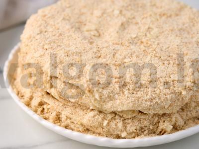 Vegetariškas „Napoleonas“ su avižų pieno kremu Žingsnis 15