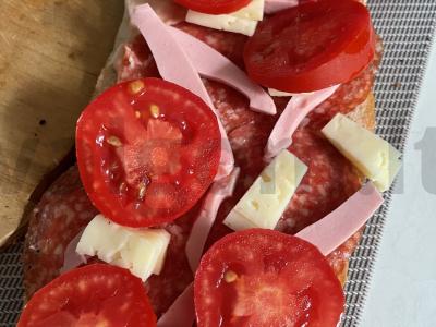 Mini pica „Salami“ Žingsnis 6