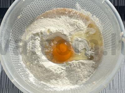 Bananų blynai be cukraus Žingsnis 4