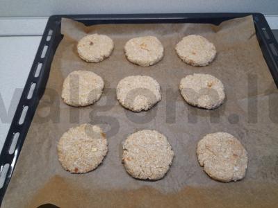 Avižų-kokoso sausainiai Žingsnis 3