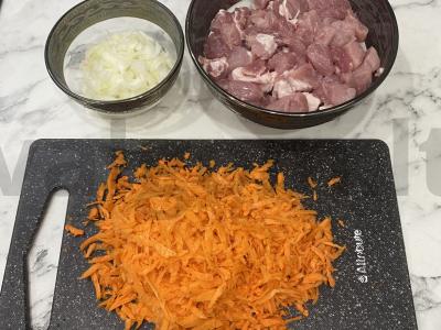 Grikių košė su miško grybais ir kiauliena orkaitėje Žingsnis 2