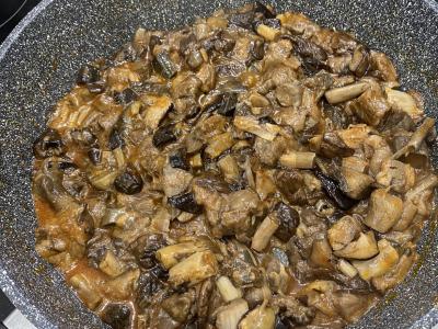 Grikių košė su miško grybais ir kiauliena orkaitėje Žingsnis 5