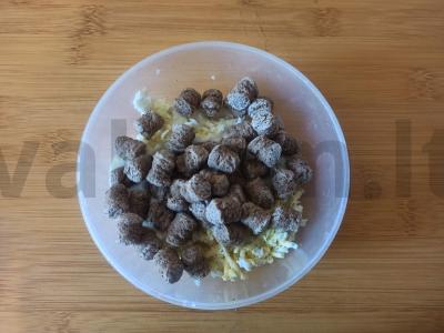 Grikių košė su sėlenomis ir kefyru Žingsnis 5