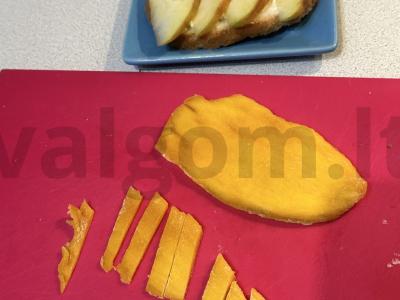 Originali brusketė su vaisiais Žingsnis 3