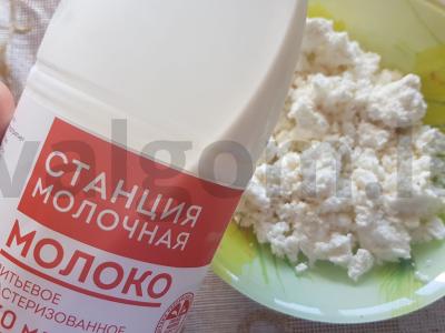 Vanilinis varškės sūris su braškėmis Žingsnis 2