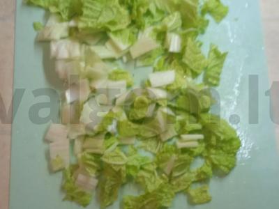 Daržovių salotas su džiovinta antis krūtinėle Žingsnis 4