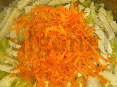 Kumpio plovas iš garinto ryžių Žingsnis 5