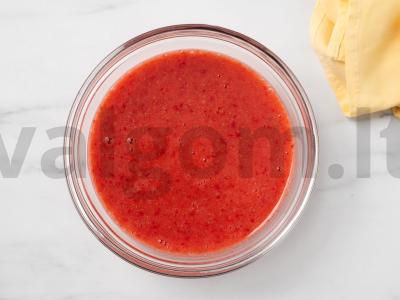 Tortas su braškių musu Žingsnis 4