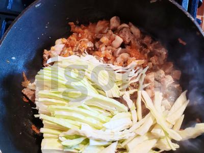 Patingėlių kopūstai „Kish-mish“ Žingsnis 4