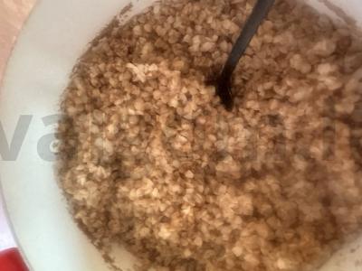 Grikių košė su keptomis Vienos dešrelėmis Žingsnis 4