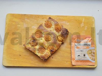 Abrikosų šarlotė per 50 minučių Žingsnis 6