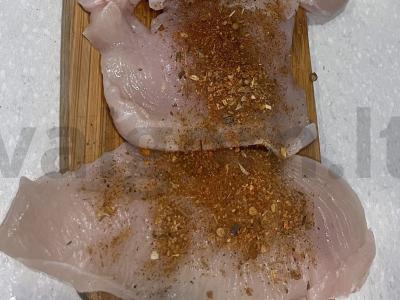 Vištienos kotletai su sūriu orkaitėje Žingsnis 2