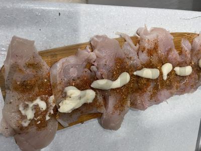 Vištienos kotletai su sūriu orkaitėje Žingsnis 4