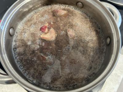 Kepenų salotas „Švelnumas“ Žingsnis 1