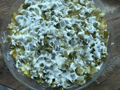 Kepenų salotas „Švelnumas“ Žingsnis 6