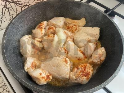 Čachohbili su vištienos filė Žingsnis 2