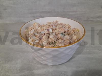 Konservuotų Atlanto skumbrijų salotos su bulvėmis pagrindine nuotrauka