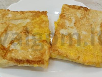 Tortilijos su sūriu, dešra ir pomidoru pagrindine nuotrauka