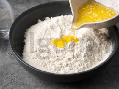 Kiaušinių pyragas su kalakutiena Žingsnis 1