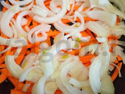 Plovas su vištienos širdelėmis ir basmati ryžiais Žingsnis 2