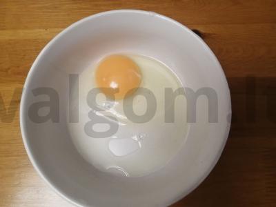 Kefyro blynai Žingsnis 1