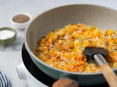 Ryžiai su kopūstų troškiniu Žingsnis 3