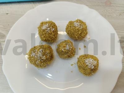 Vafliniai saldainiai su graikiniais riešutais Žingsnis 5