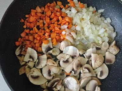 Perlo košė su grybais puode Žingsnis 4