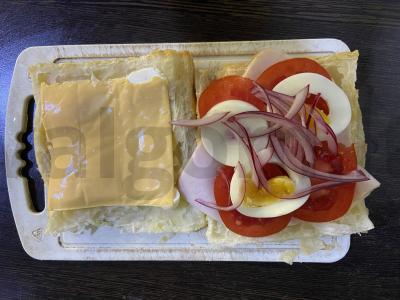 Sotūs sūrio hachapuri sumuštinis Žingsnis 5