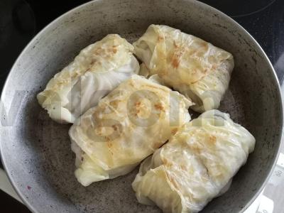 Namų kopūstai su ryžiais ir pomidorais Žingsnis 6