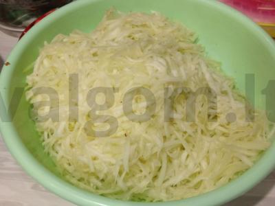 Omletas su cukinija pusryčiams Žingsnis 1