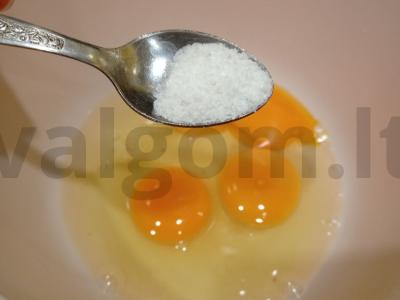 Omletas su cukinija pusryčiams Žingsnis 4