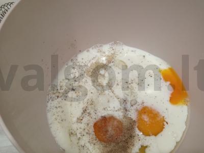 Omletas su cukinija pusryčiams Žingsnis 6