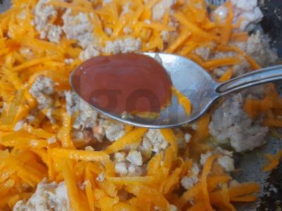 Sriuba su ryžiais, prieskoniais ir kečupu Žingsnis 6