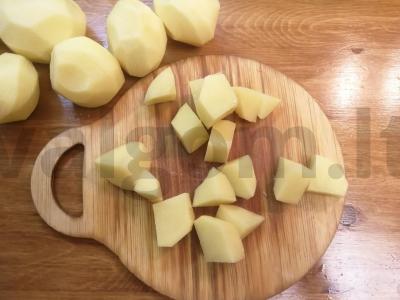 Bulvės su troškiniu vakarienei Žingsnis 6