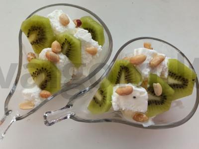 Vaisių desertas su ledais Žingsnis 3