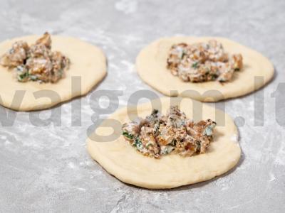 Rasstegai su žuvimi Žingsnis 8