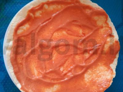 Šalta pica su dešra ir špinatais Žingsnis 1