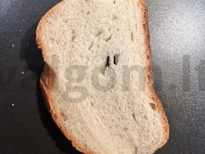 Brusketa su servelatu ir alyvuogėmis pusryčiams Žingsnis 1